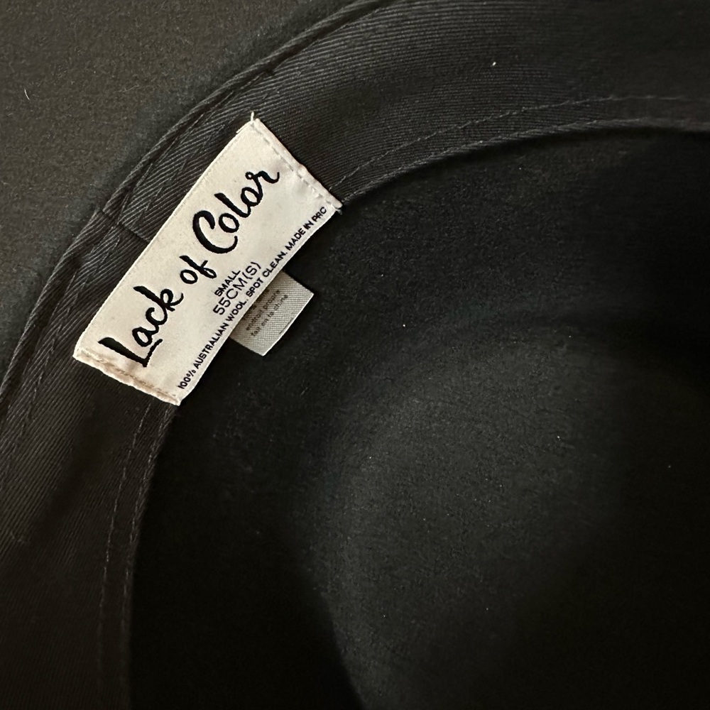 Lack Of Color Classic Black Noir Rancher Hat - Picture 7 of 7